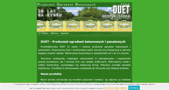 Desktop Screenshot of duet-tomiczki.pl